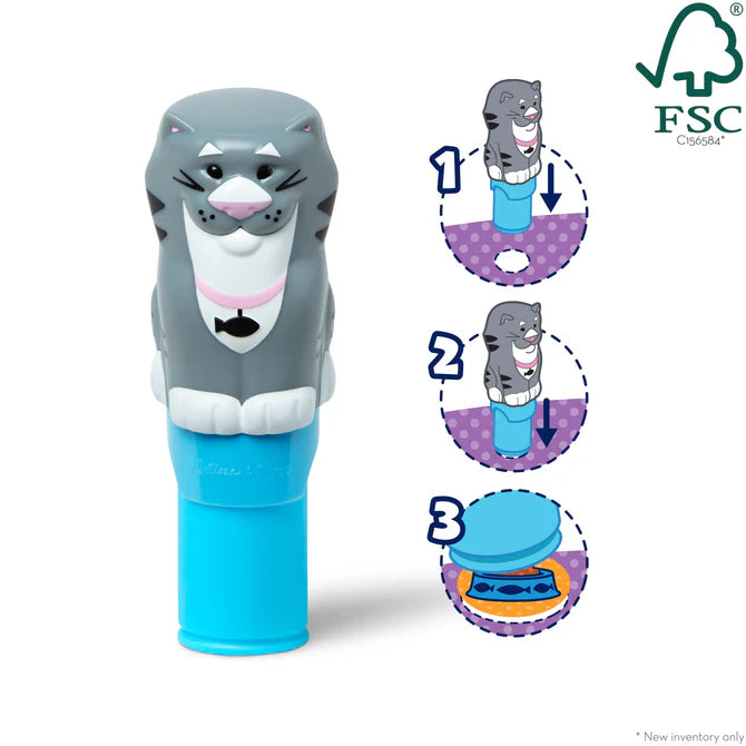 Sticker WOW!® Activity Pad & Sticker Stamper - Cat | Melissa & Doug