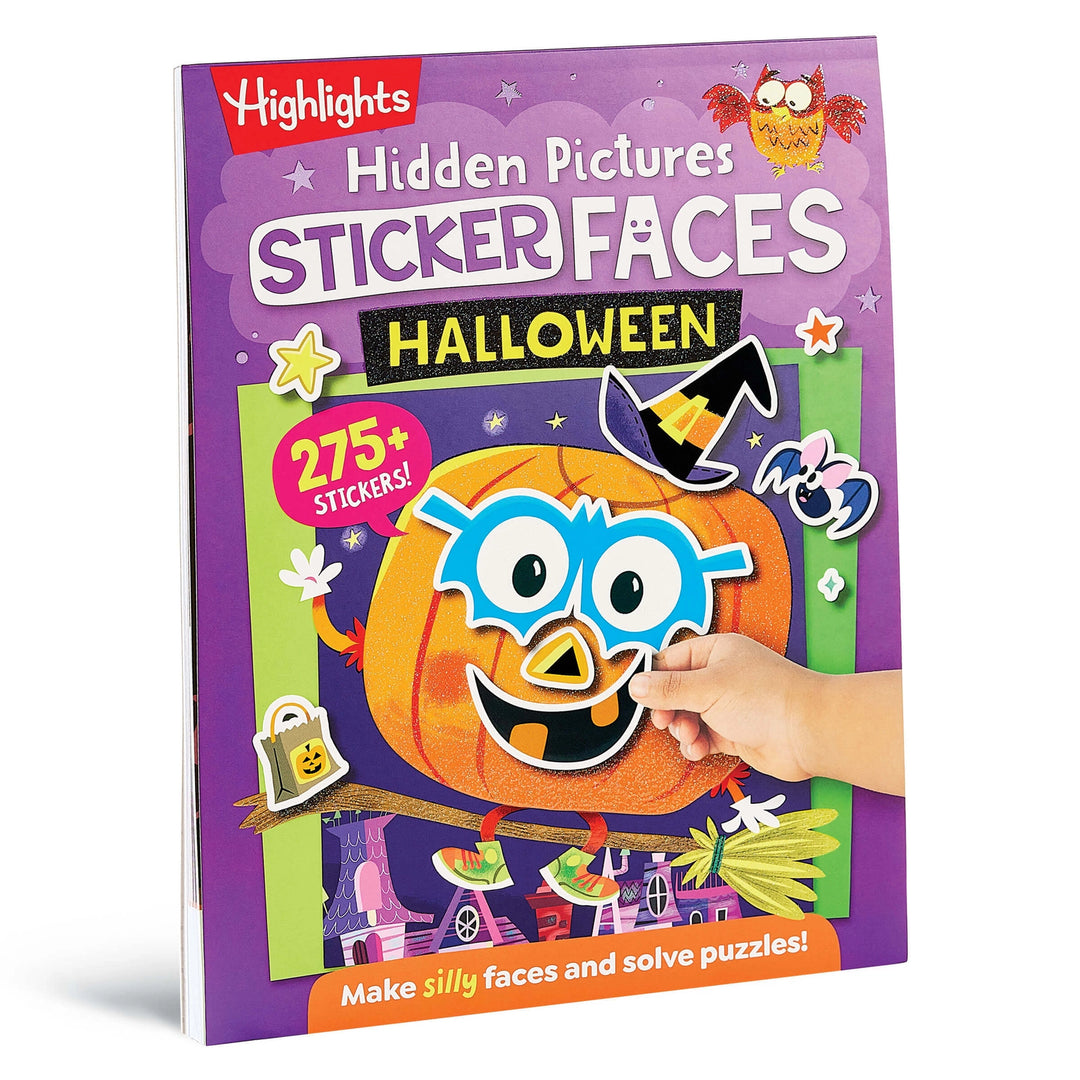 Hidden Pictures Sticker Faces: Halloween | Highlights