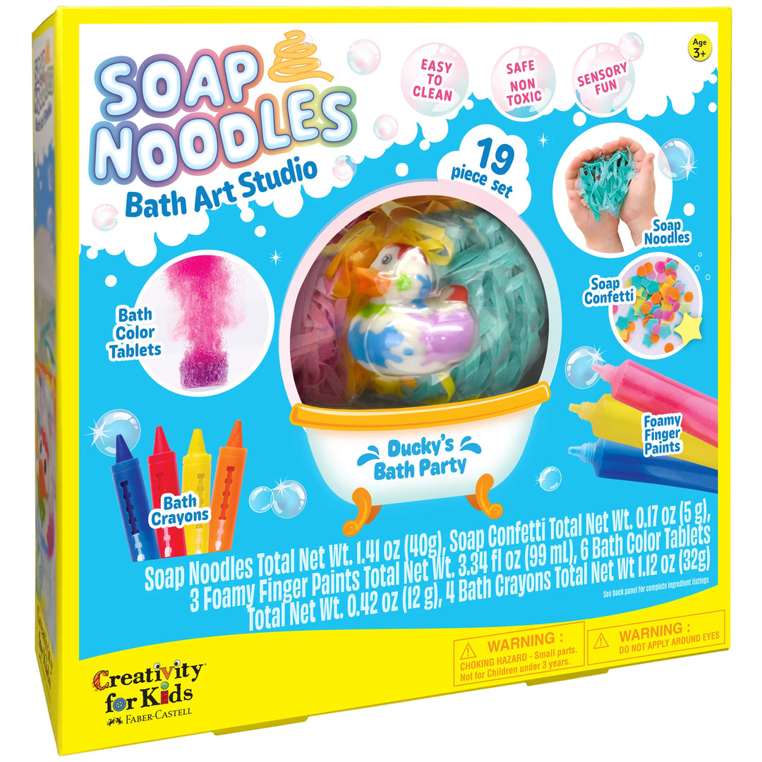 Soap Noodles Bath Art Studio | Creativity for Kids