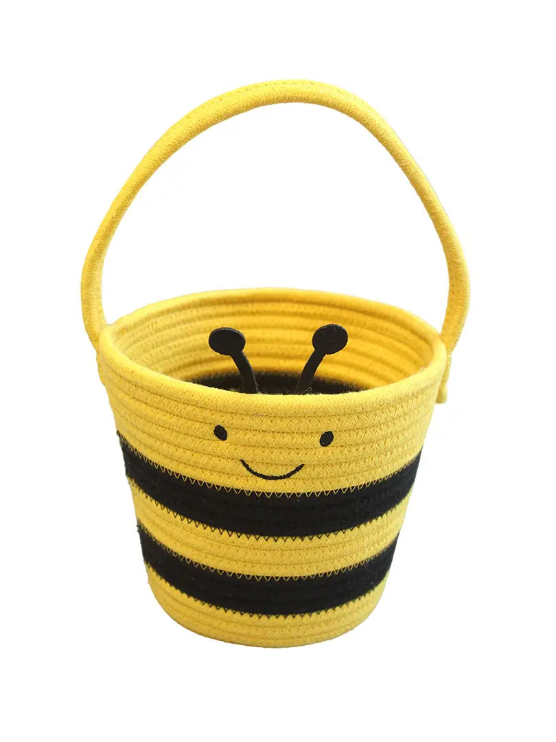 front view of bee basket