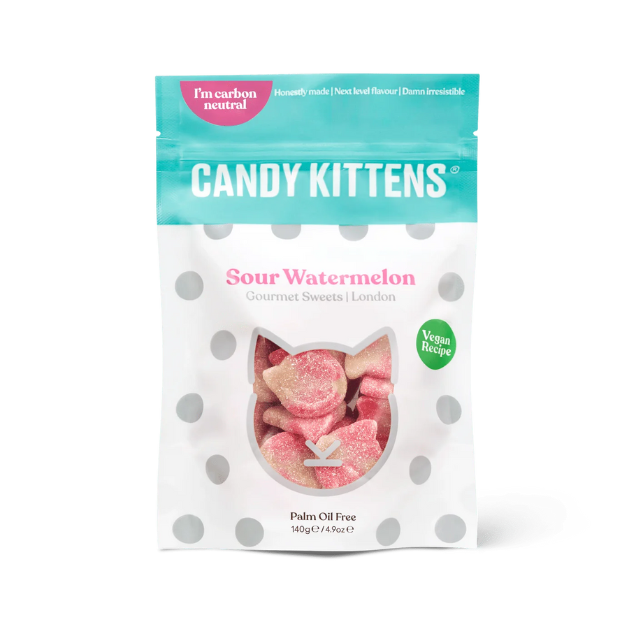 Belgium's Chocolate Source Candy Candy Kittens Sour Watermelon, 140g. / 4.9 oz.