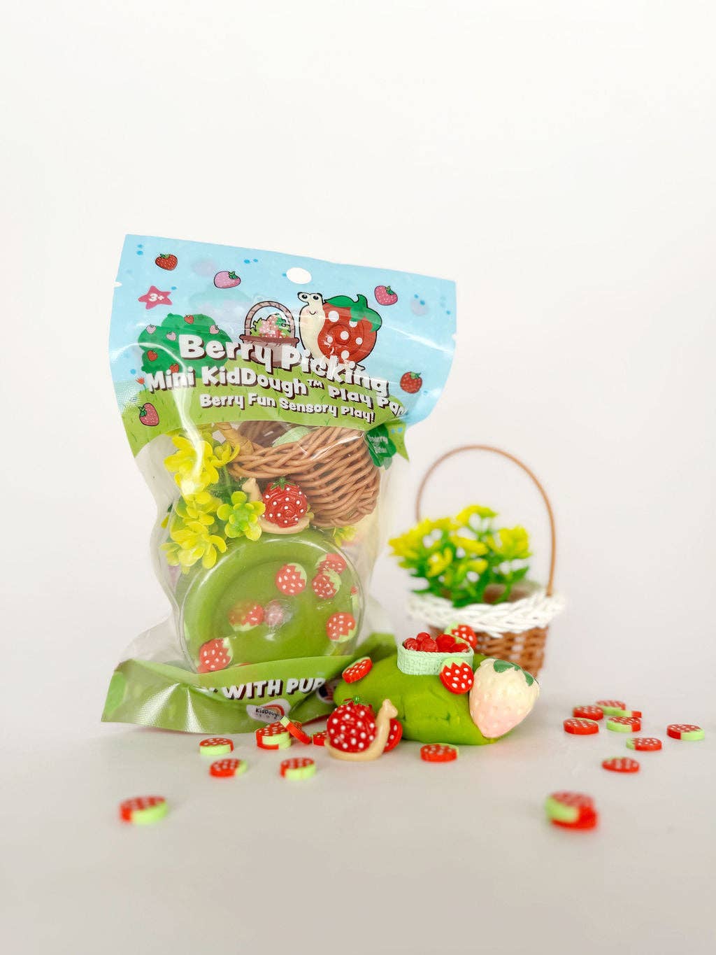 Berry Picking Mini KidDough Play Pack | Earth Grown KidDough