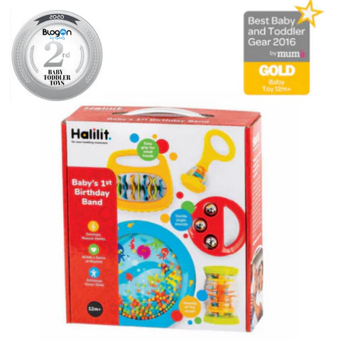 Baby's First Birthday Band Gift Set | Halilit