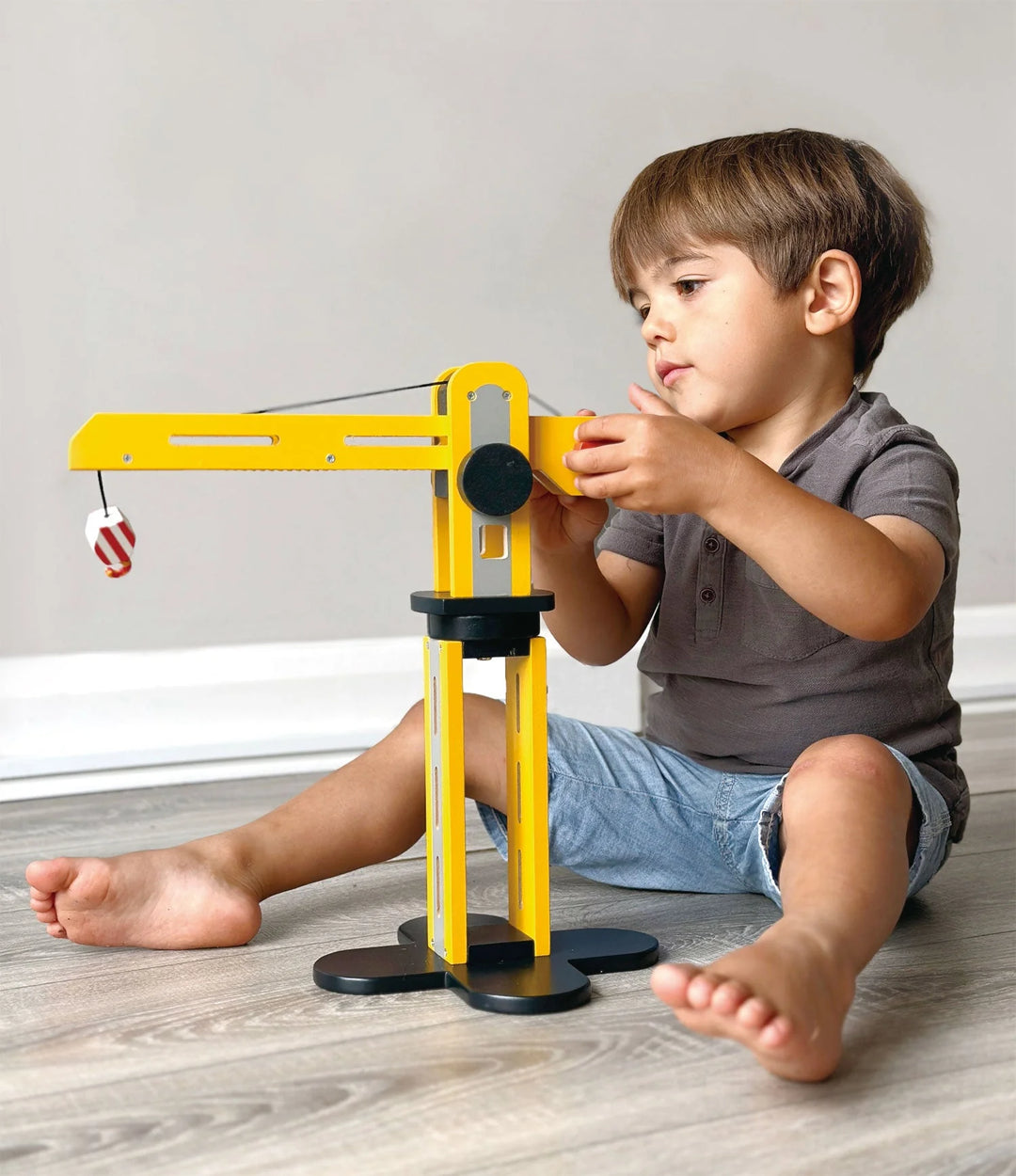 Big Yellow Crane | Mentari Toys - LOCAL PICK UP ONLY