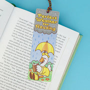 Rainy Day Reading Goose Bookmark With Tassel | Turtle's Soup