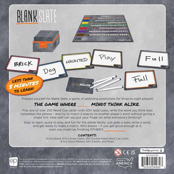 Blank Slate | OP Games