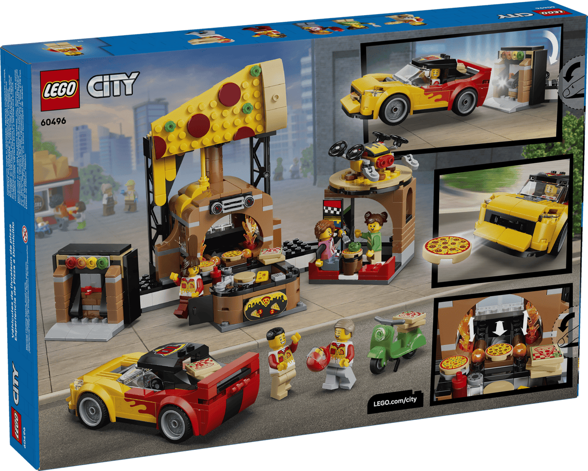 City Pizza Delivery Experience with Vehicles | LEGO
