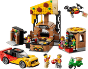 City Pizza Delivery Experience with Vehicles | LEGO