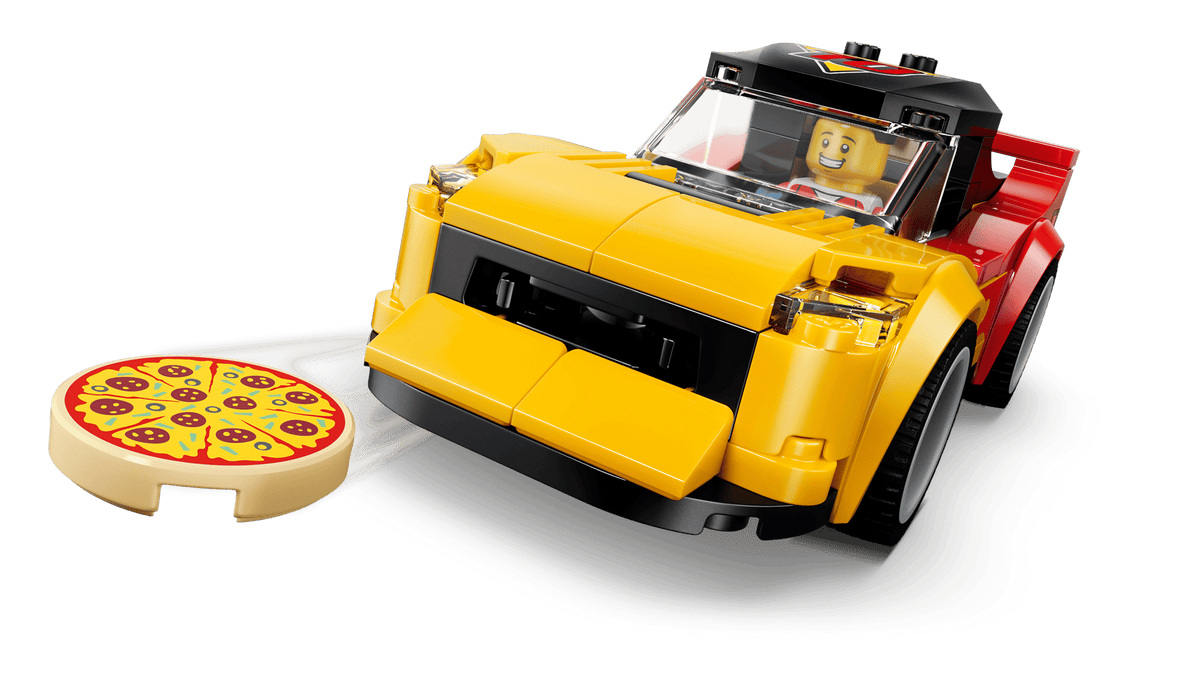 City Pizza Delivery Experience with Vehicles | LEGO