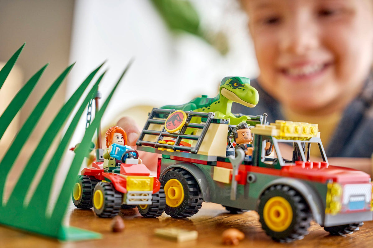 Jurassic World Young T. rex Transport Truck | LEGO