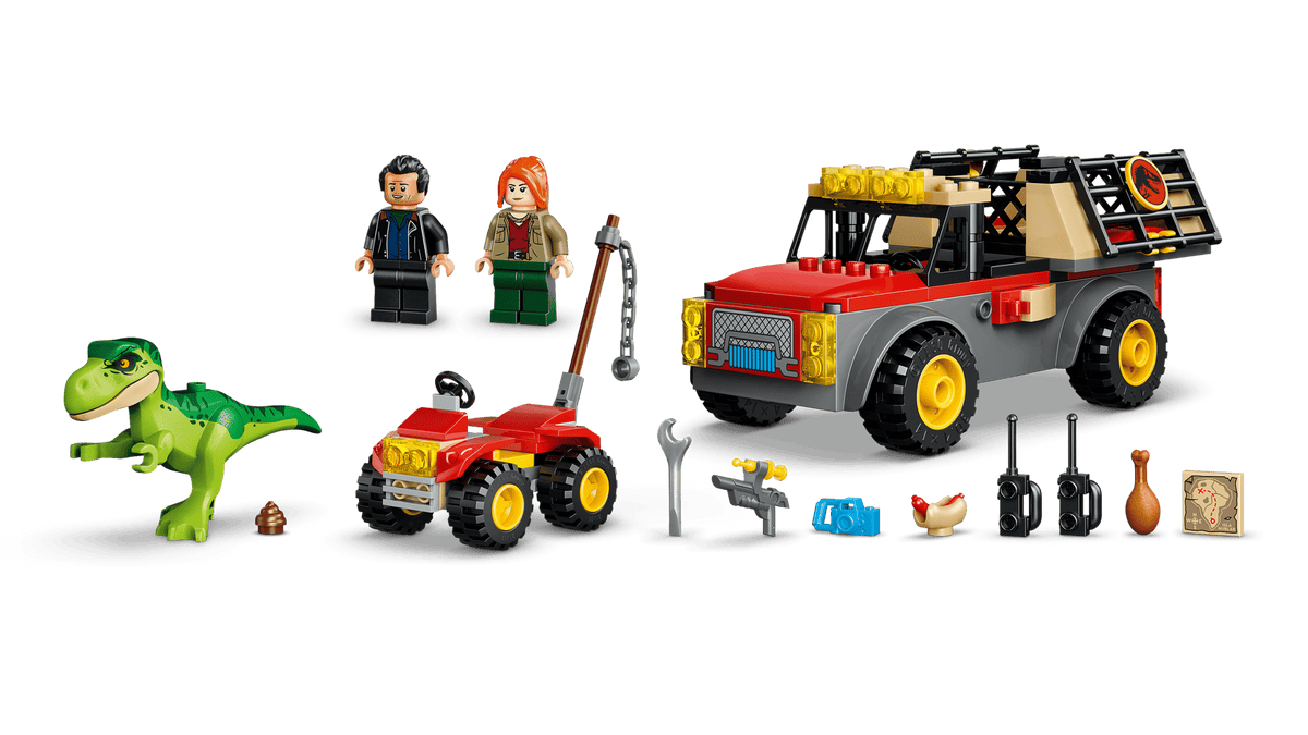 Jurassic World Young T. rex Transport Truck | LEGO