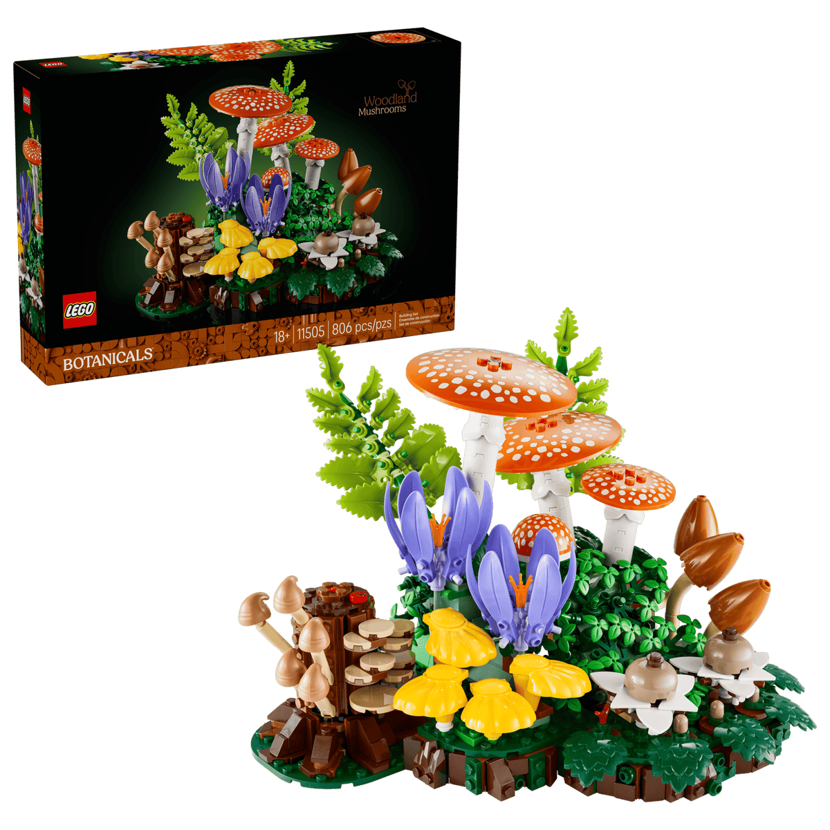 Botanicals Woodland Mushrooms | LEGO