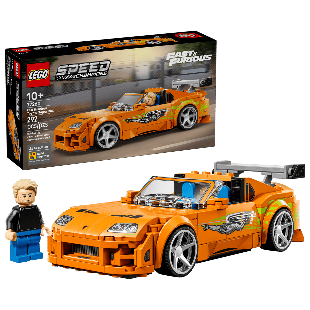 Speed Champions The Fast and The Furious Toyota Supra MK4 | LEGO