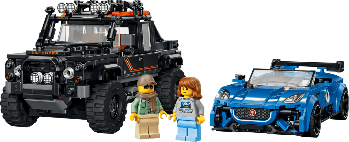 Speed Champions Jaguar Project 7 & Land Rover Defender | LEGO