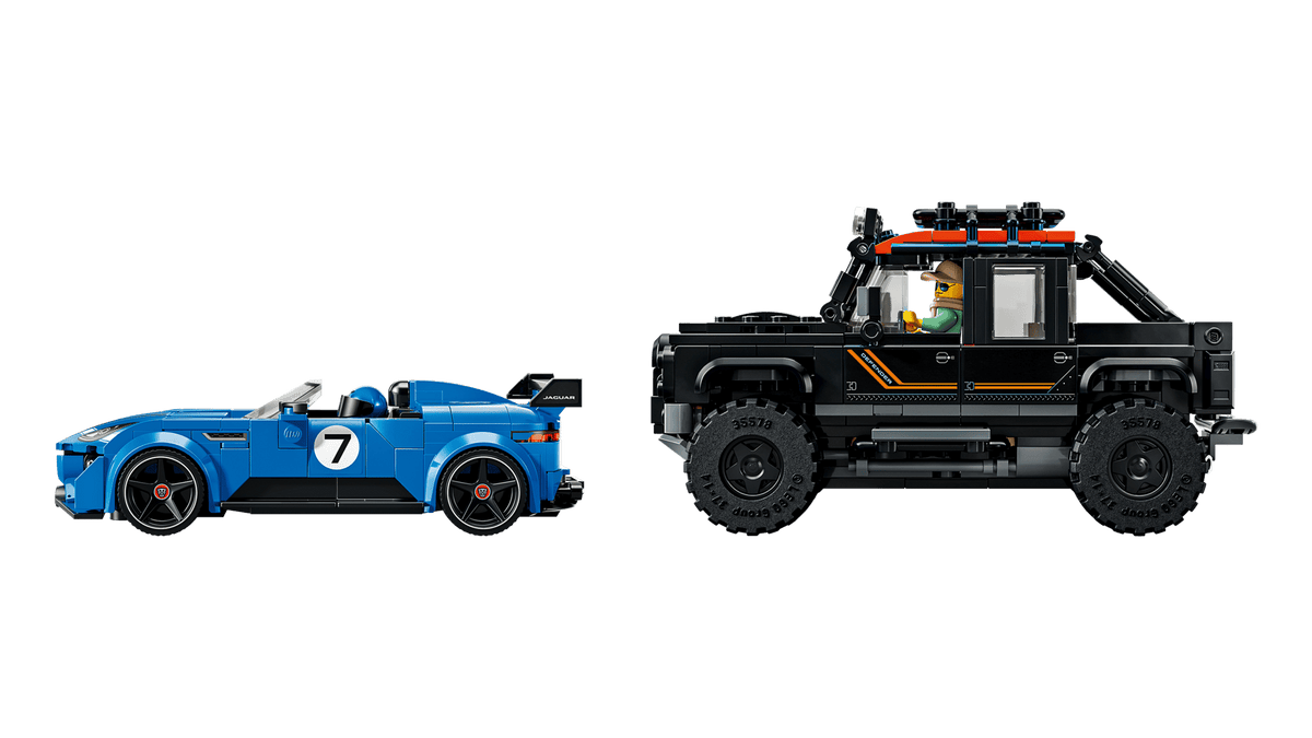 Speed Champions Jaguar Project 7 & Land Rover Defender | LEGO
