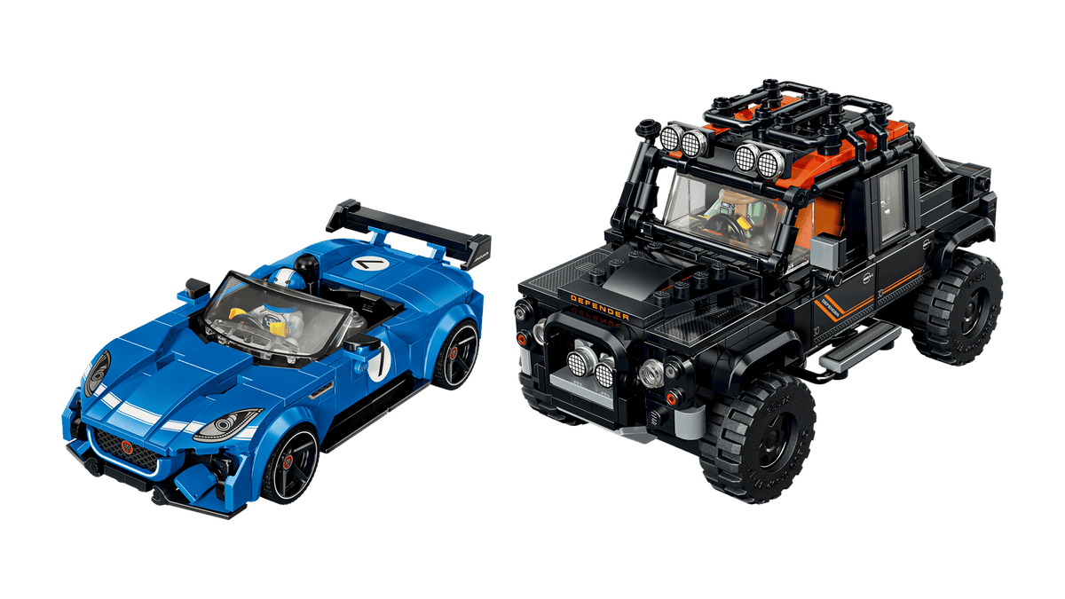 Speed Champions Jaguar Project 7 & Land Rover Defender | LEGO