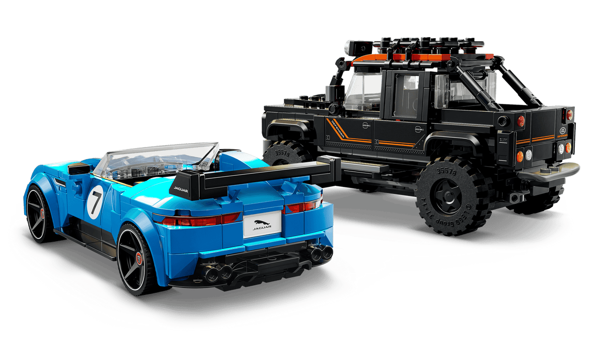 Speed Champions Jaguar Project 7 & Land Rover Defender | LEGO