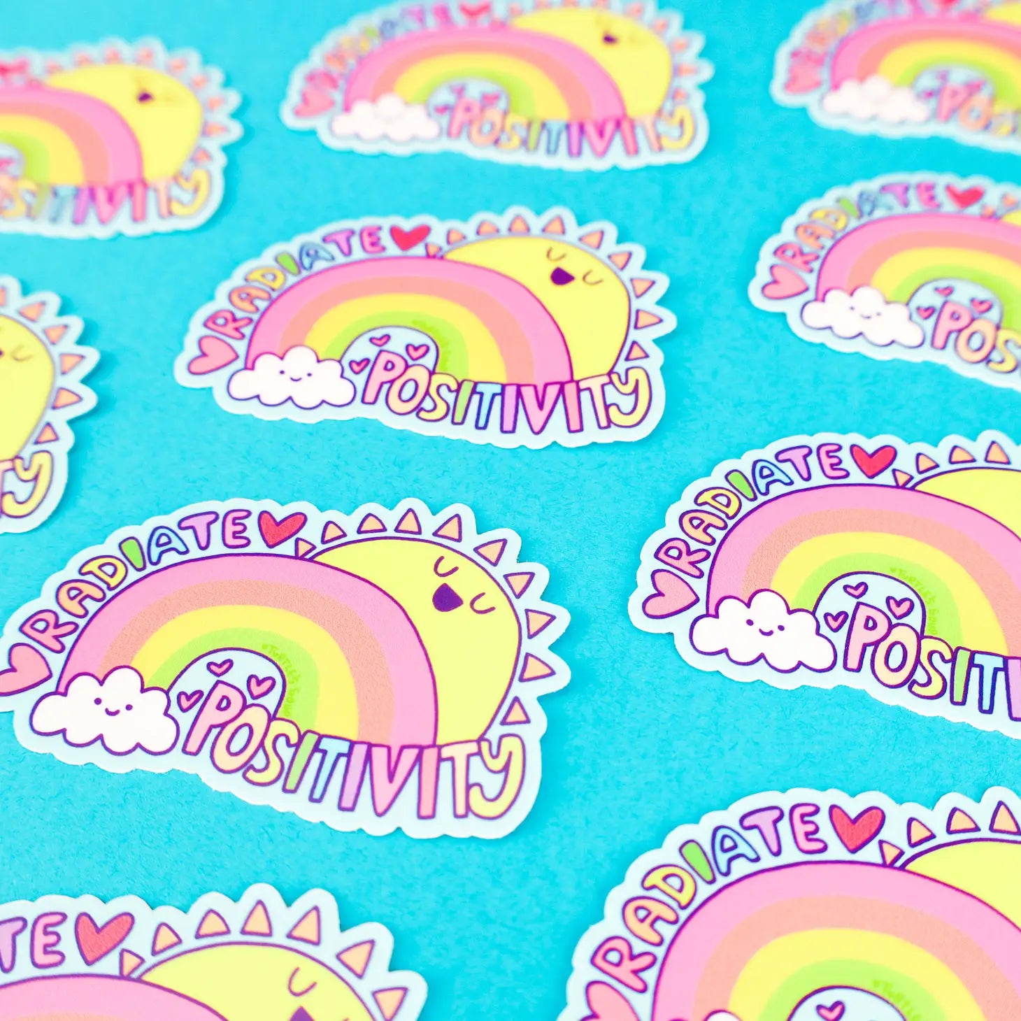 Radiate Positivity Vinyl Sticker