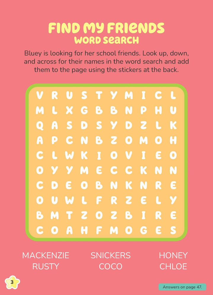 Bluey: Stickertivity: Best Friends