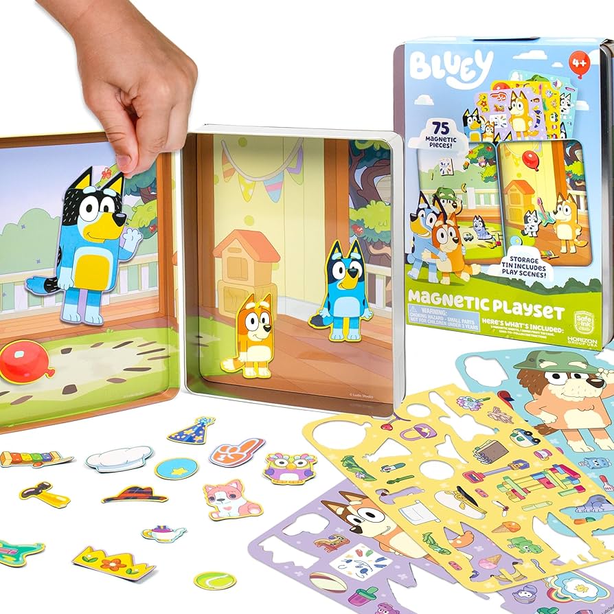 Bluey Magnetic Playset | Horizon Group USA