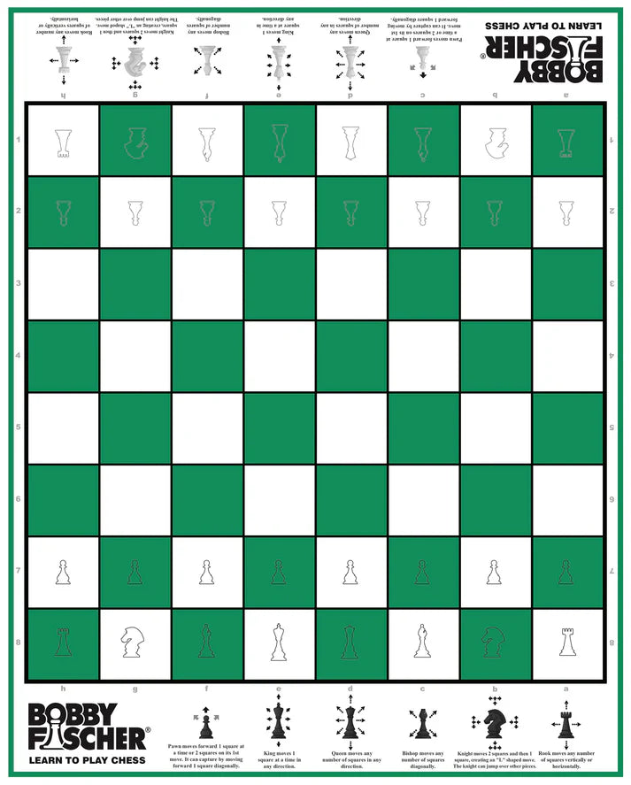 Bobby Fischer Learn to Play Chess | Wood Expressions