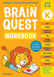 cover art of brain quest kindergarten workbook