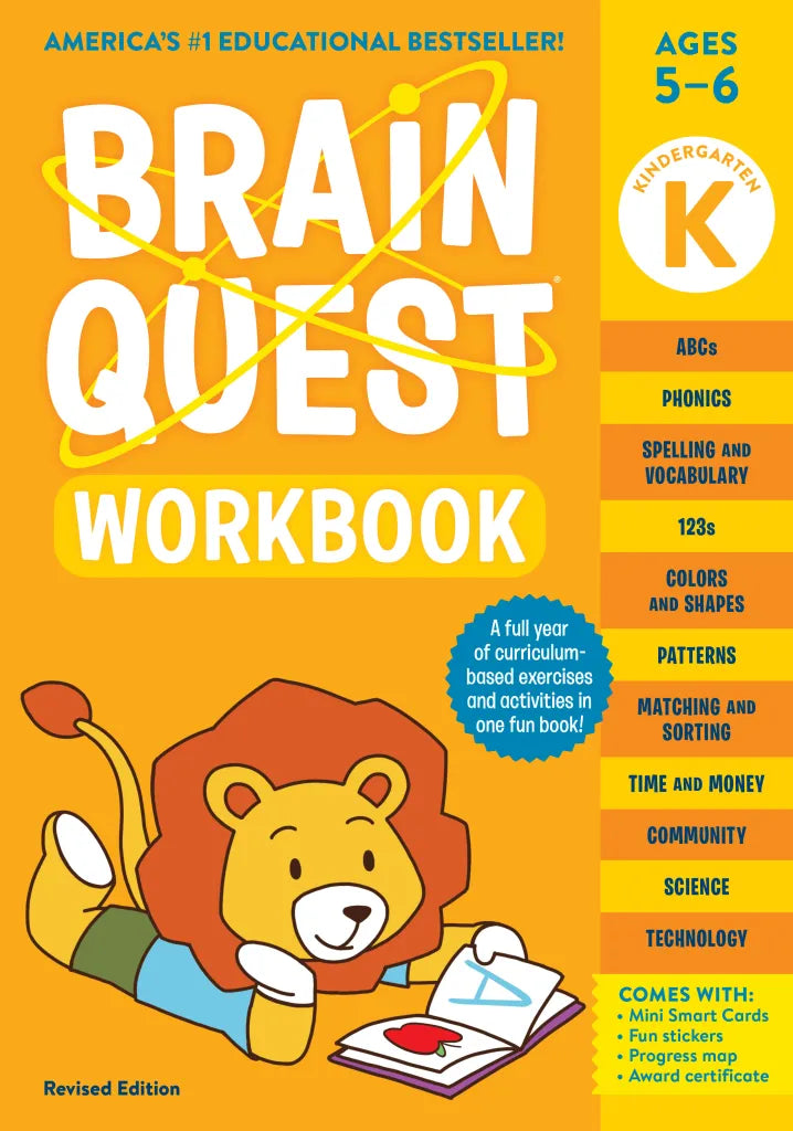cover art of brain quest kindergarten workbook