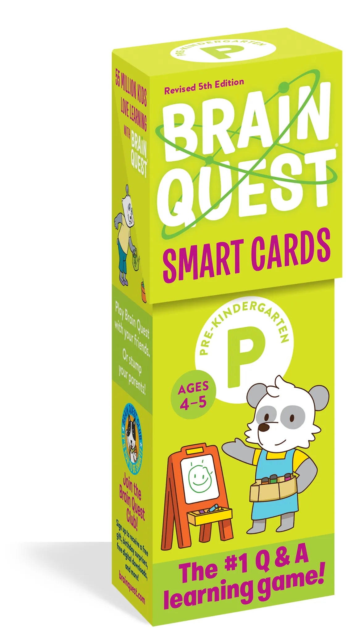 cover art of brain quest pre k smart cards