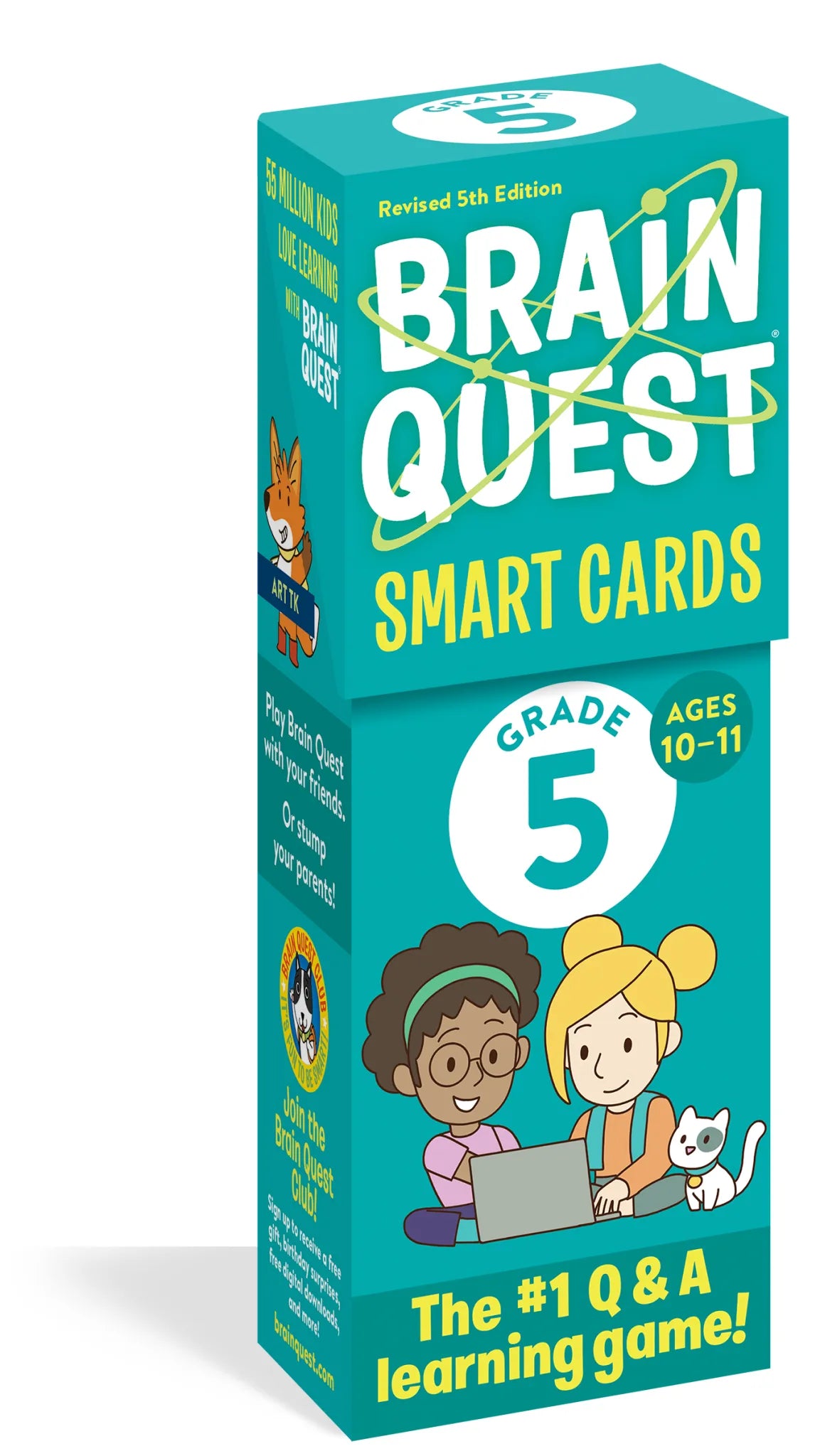cover art of brain quest 5th grade smart cards