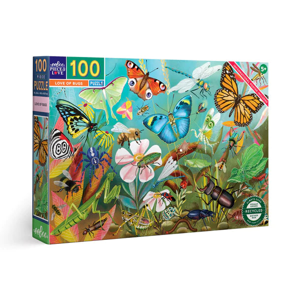 Love of Bugs 100 Piece Puzzle | eeboo