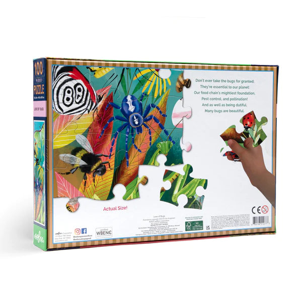 Love of Bugs 100 Piece Puzzle | eeboo