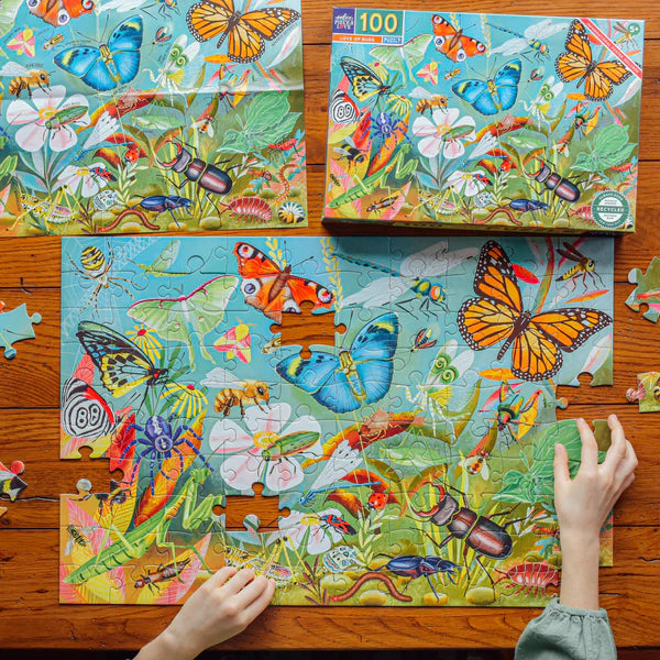 Love of Bugs 100 Piece Puzzle | eeboo