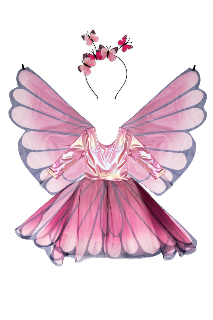 Butterfly Twirl Dress with Wings