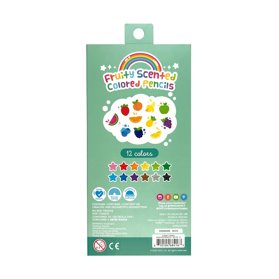 Yummy Yummy: Scented Colored Pencils | OOLY