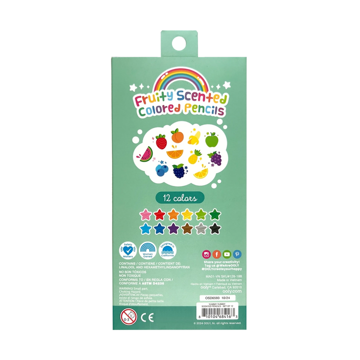 Yummy Yummy: Scented Colored Pencils | OOLY