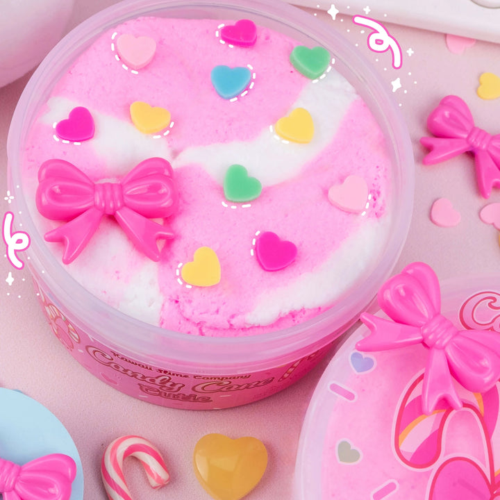 Candy Cane Cutie Butter Slime | Kawaii Slime Company