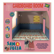 Cardboard Room - Bathroom | The Mouse Mansion