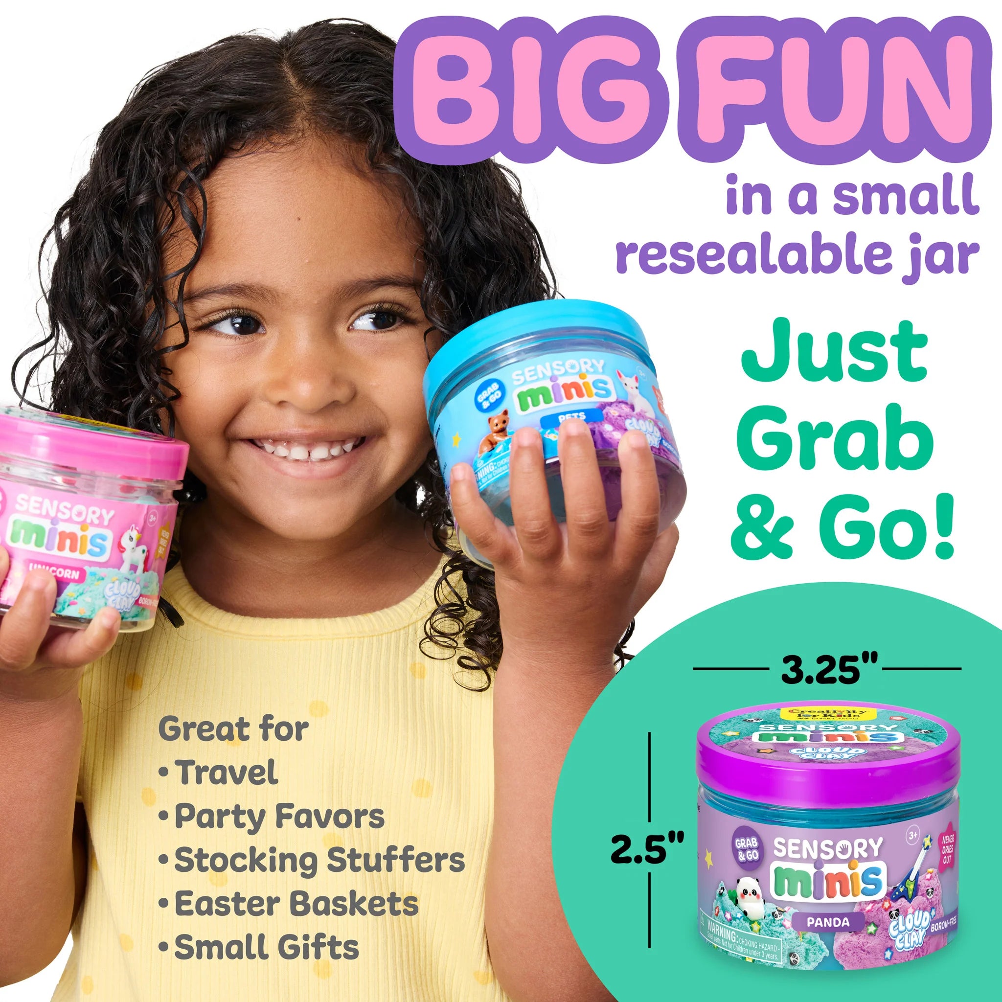 Sensory Minis - Pandas | Creativity for Kids