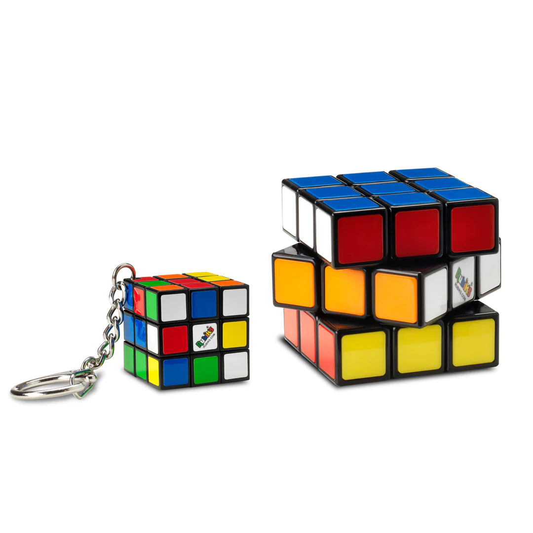 Rubik’s Classic Pack: 3x3 Cube and 3x3 Keyring