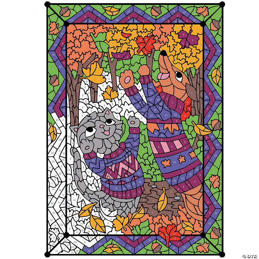 Color By Number Color Counts - Pets on Parade