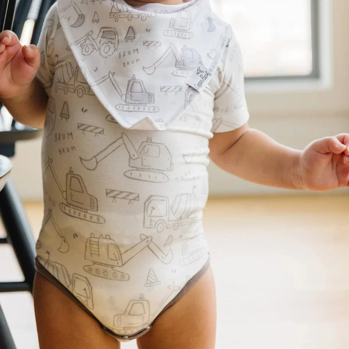 Copper Pearl Baby Gage Bandana Bib Set (4-Pack)