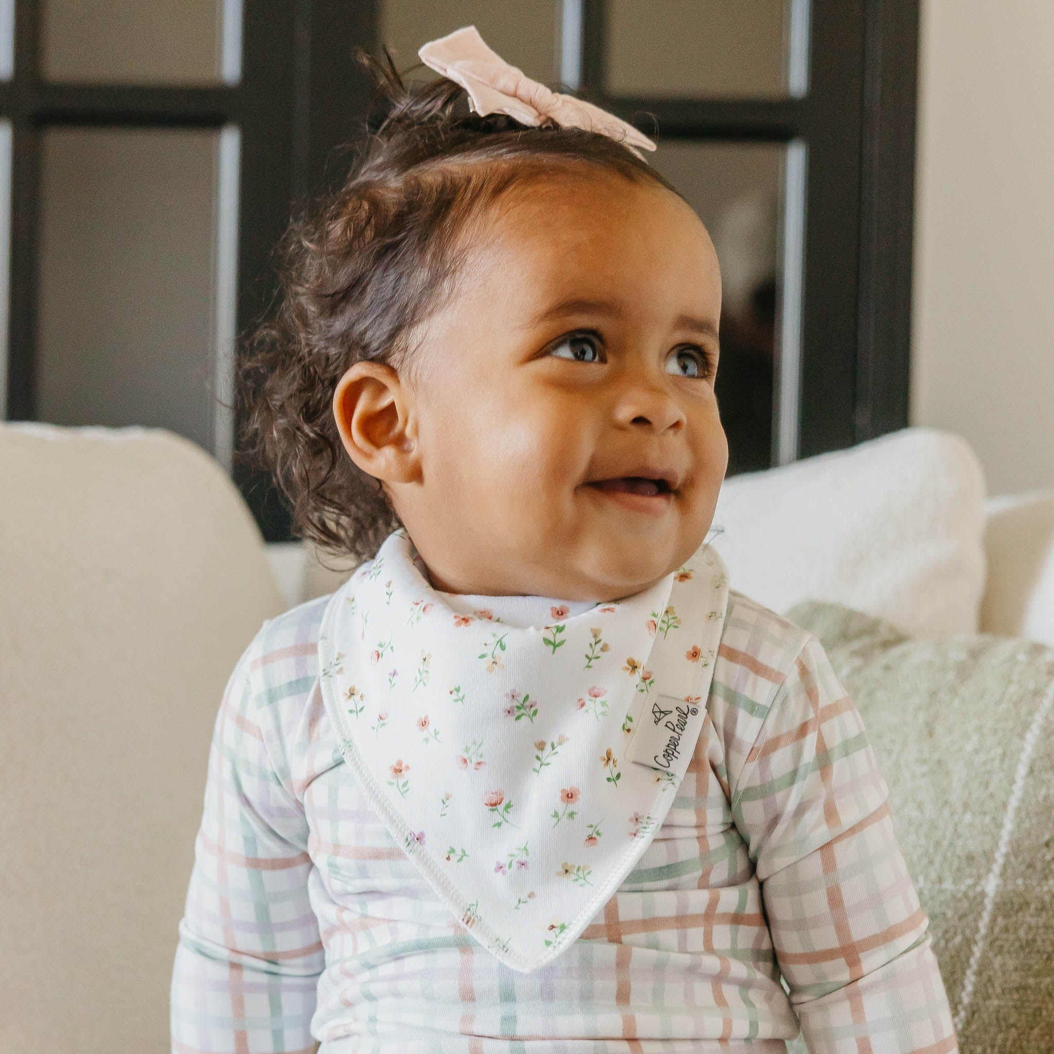 Copper Pearl Baby Natalie Bandana Bib Set (4-Pack)