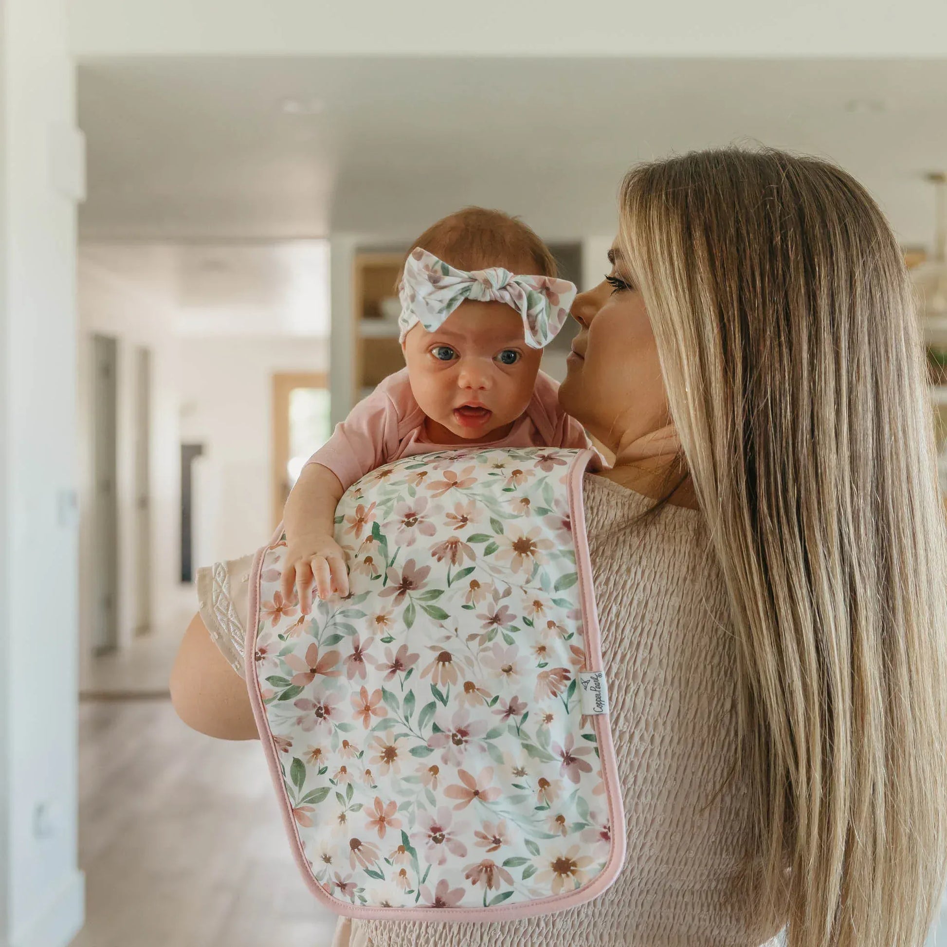 Copper Pearl Baby Natalie Burp Cloth Set (3-Pack)
