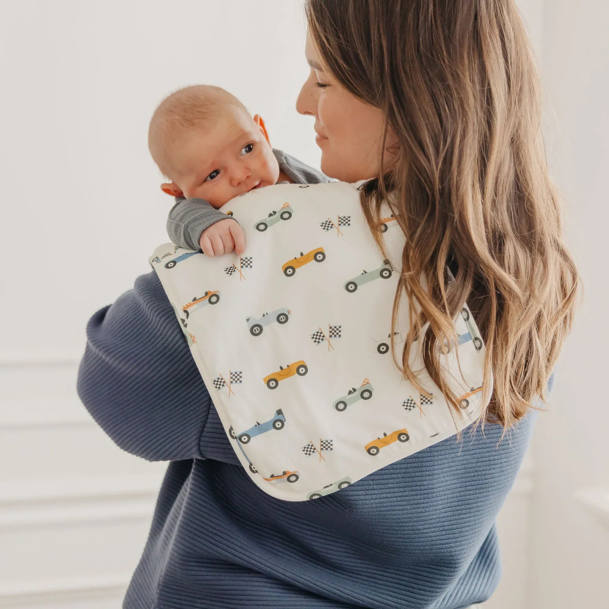 Copper Pearl Baby Speedster Burp Cloth Set (3-Pack)