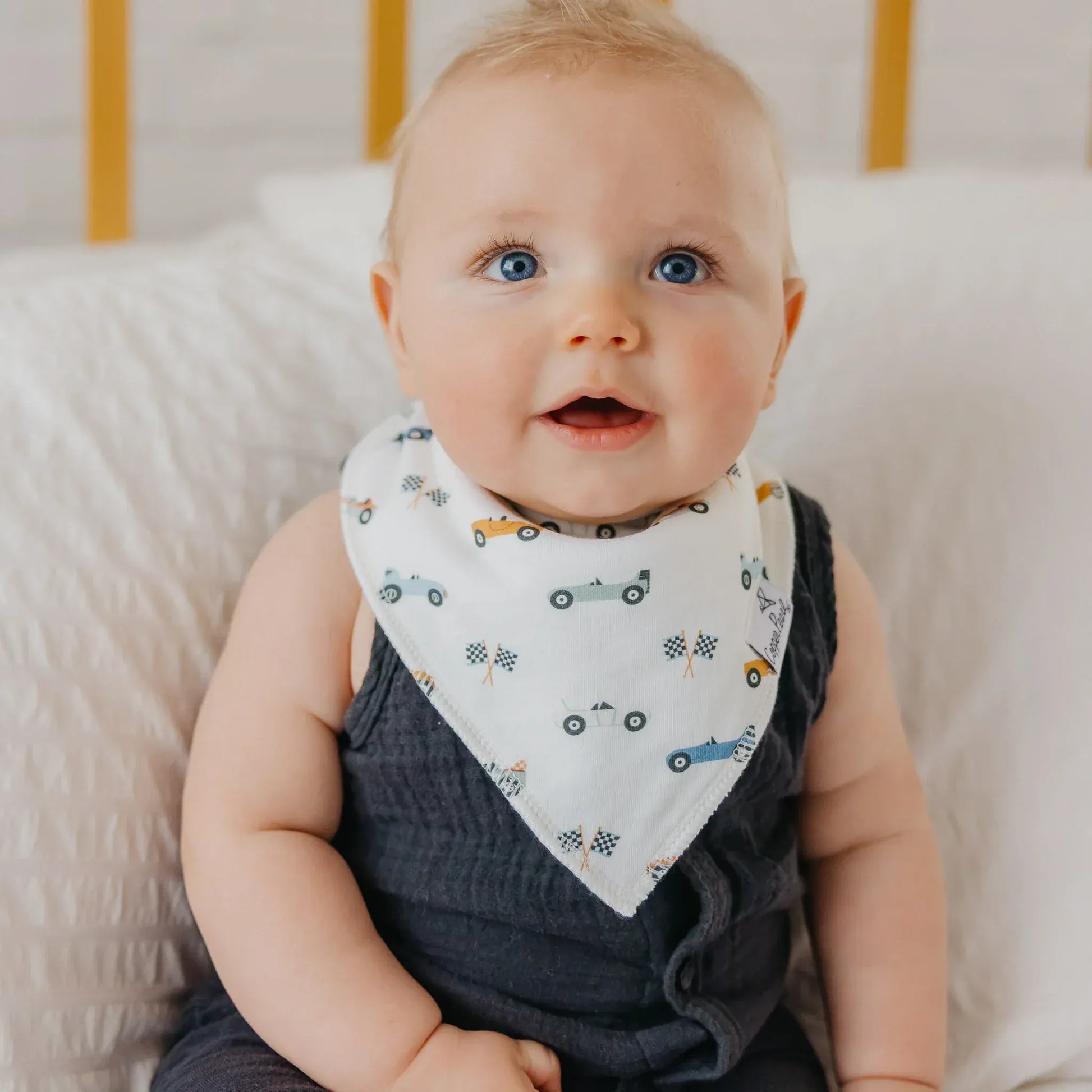 Copper Pearl Baby Speedster Burp Cloth Set (3-Pack)