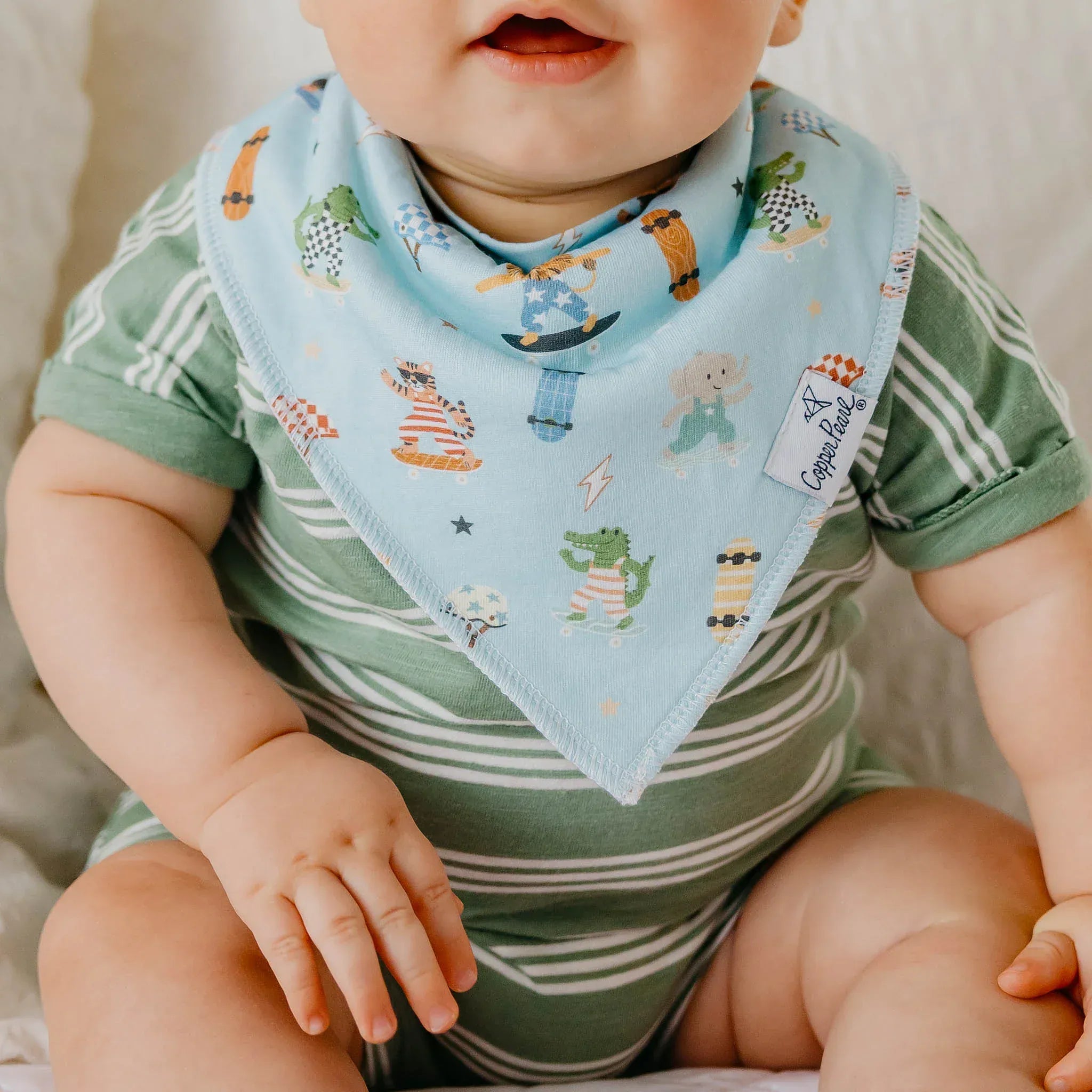 Copper Pearl Baby Speedster Burp Cloth Set (3-Pack)