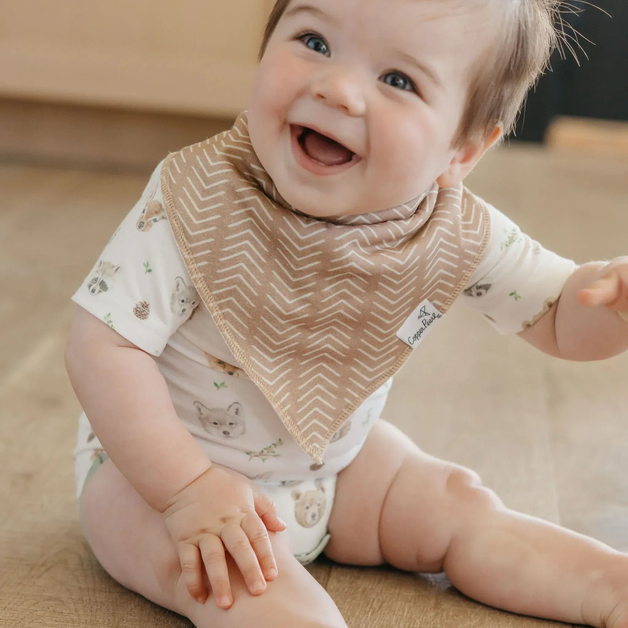 Copper Pearl Baby Wilder Bandana Bib Set (4-Pack)