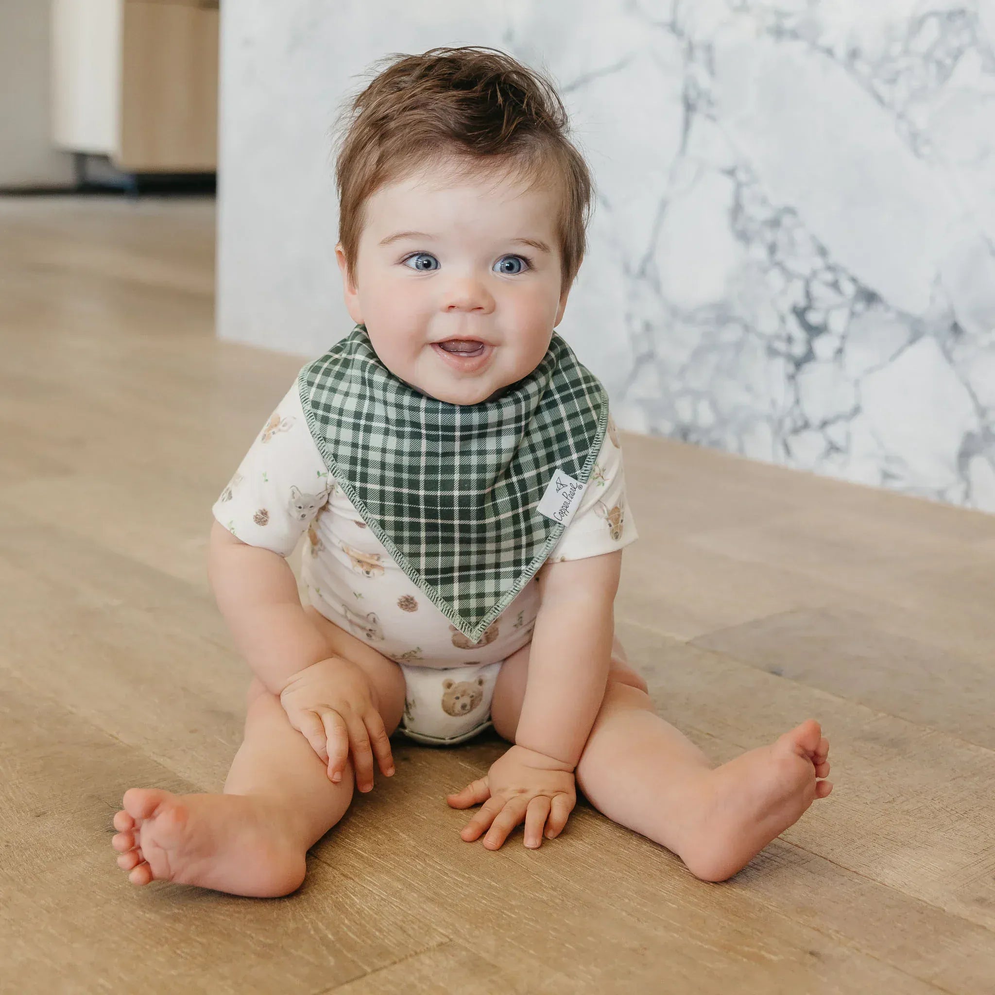 Copper Pearl Baby Wilder Bandana Bib Set (4-Pack)