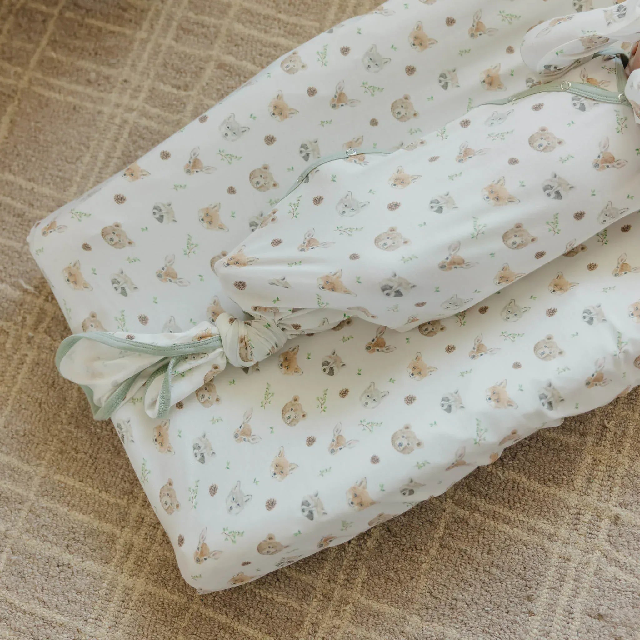 Copper Pearl Baby Wilder Newborn Knotted Gown
