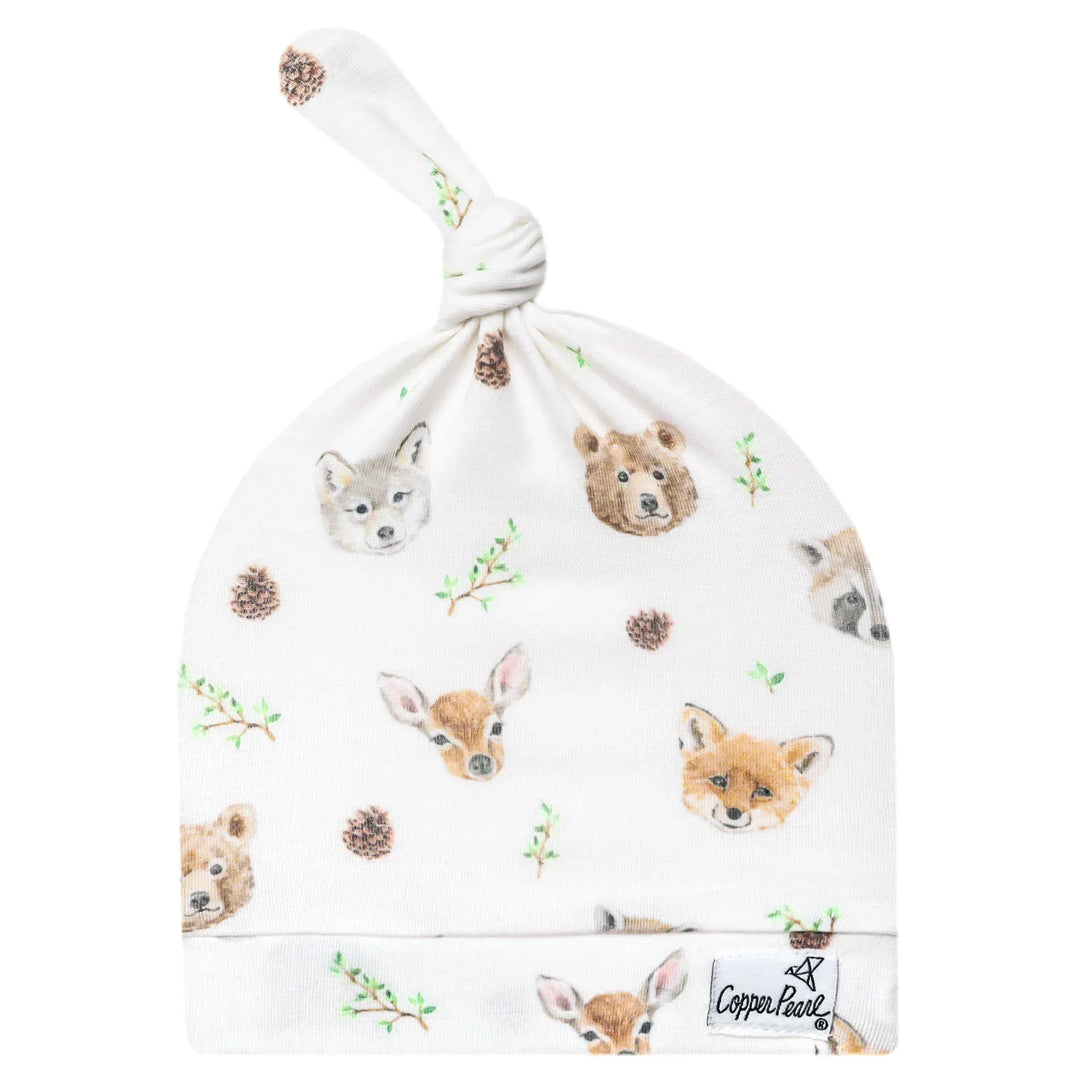 Copper Pearl Baby Wilder Top Knot Hat